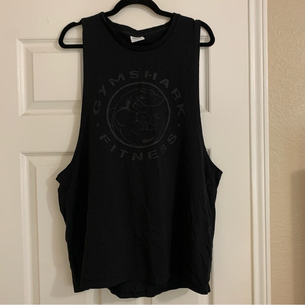 Gymshark Legacy Black Drop Arm Tank